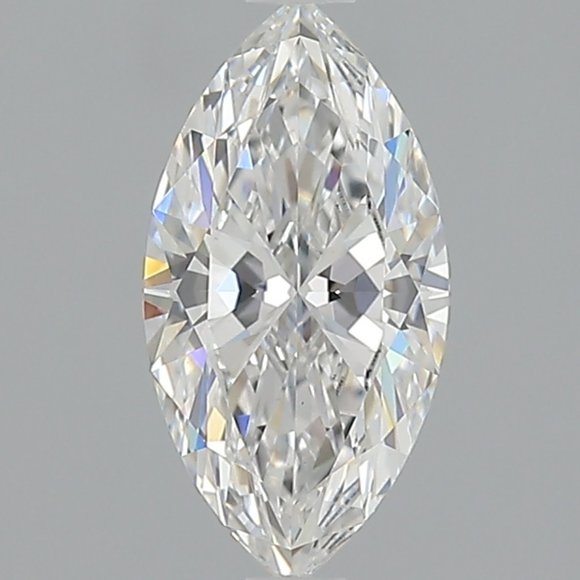 IGI 1 Ct Marquise Cut Lab Diamond Engagement Ring, E-VS1 - Picture 4 of 5